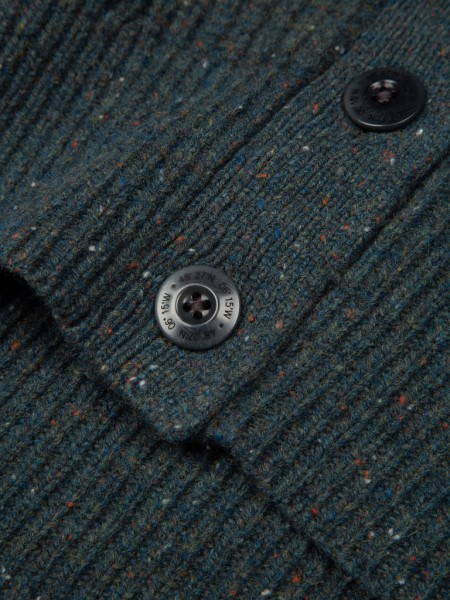 Slate Grey Finisterre Mora Knit Cardigan
