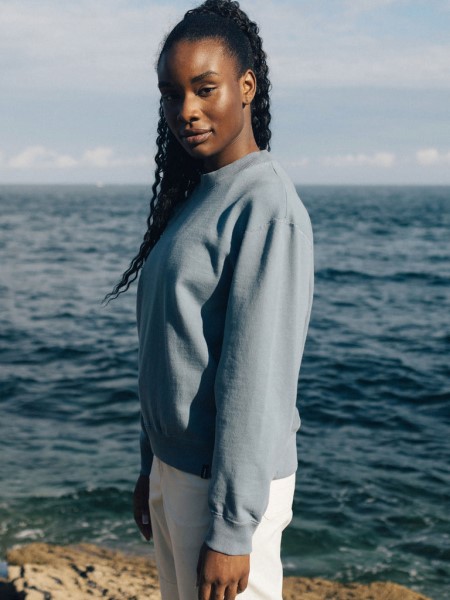 Finisterre Bidston Sweatshirt Blue Steel