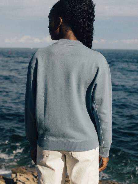 Finisterre Bidston Sweatshirt Blue Steel
