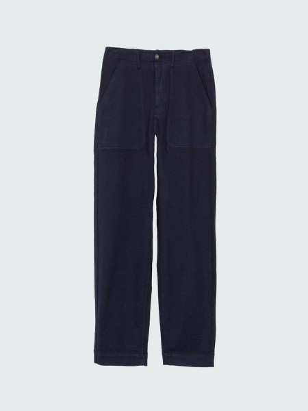 Navy Finisterre Yarrel Canvas Trouser