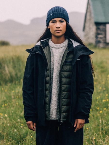 Finisterre Black The Rainbird Waterproof Jacket