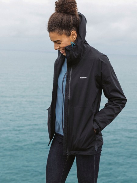 Finisterre Black The Rainbird Waterproof Jacket