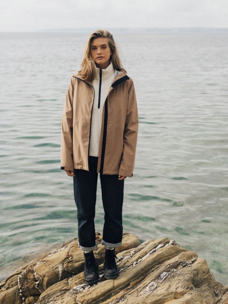 Almond The Rainbird Waterproof Jacket Finisterre