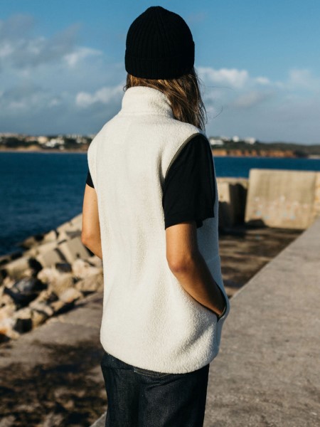 Ecru Finisterre Hegen Wool Gilet