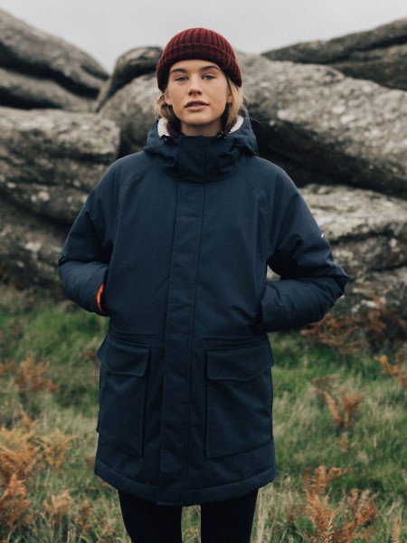 Finisterre Navy Vellus Waterproof Parka