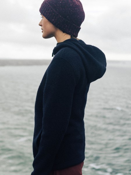 Finisterre Budock Full Zip Hoodie Navy