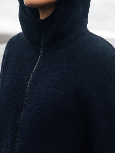 Finisterre Budock Full Zip Hoodie Navy