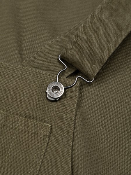 Dark Olive Moffat Workwear Dungarees Finisterre