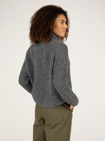 Bly Funnel Neck Jumper Finisterre Anthracite