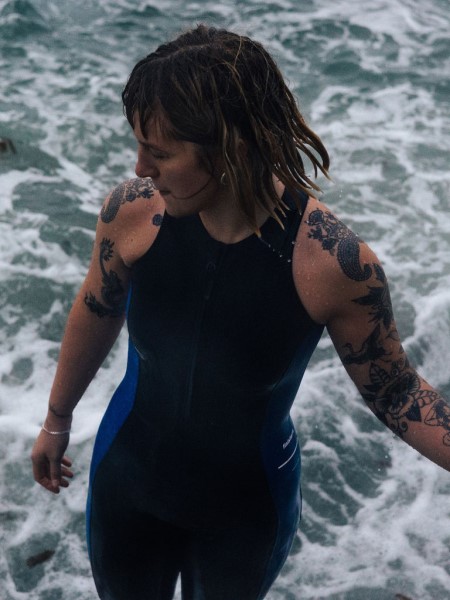 Nieuwland 2e Yulex Long Jane Swimsuit Ink/Lapis Finisterre