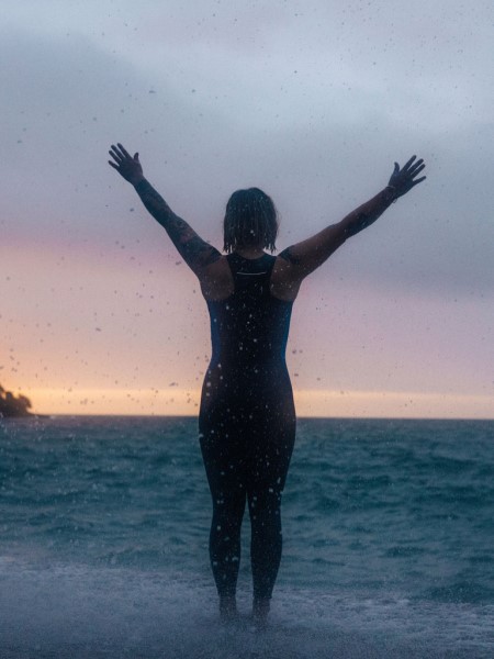 Nieuwland 2e Yulex Long Jane Swimsuit Ink/Lapis Finisterre