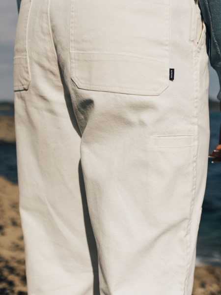 Moffat Workwear Dungarees Finisterre Ecru