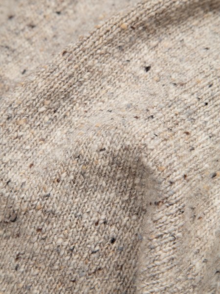 Oatmeal Farne Roll Neck Knit Jumper Finisterre