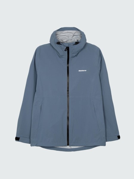 The Rainbird Waterproof Jacket Blue Steel Finisterre