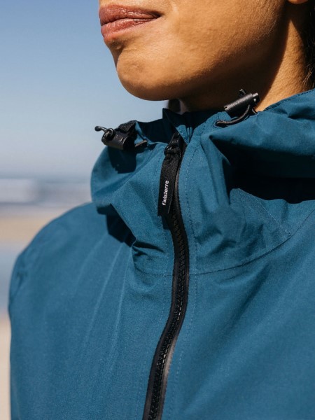 Finisterre Kingfisher Blue The Rainbird Waterproof Jacket