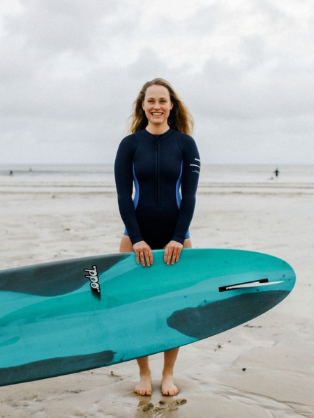 Ink/Lapis Nieuwland 2e Yulex Long Sleeve Swimsuit Finisterre