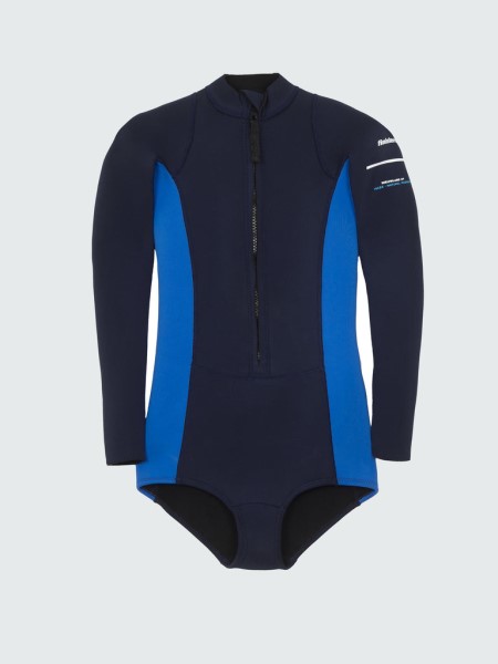 Ink/Lapis Nieuwland 2e Yulex Long Sleeve Swimsuit Finisterre