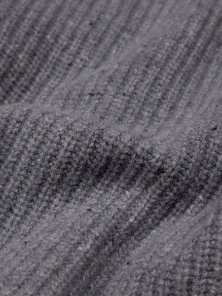 Finisterre Pale Indigo Mora Roll Neck Knit Jumper