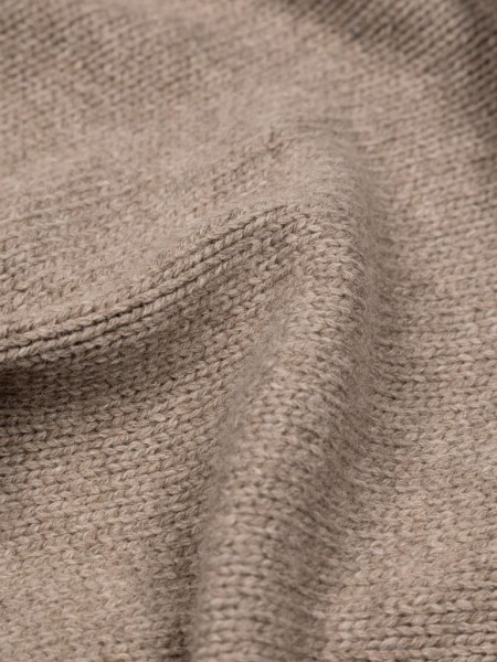 Finisterre Eyre Roll Neck Knit Jumper Dark Oatmeal