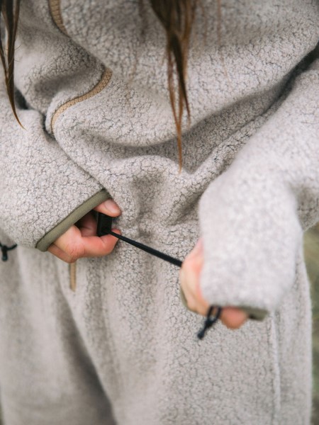 Oatmeal Budock Fleece Jumpsuit Finisterre