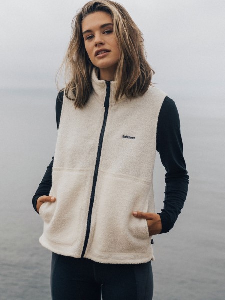 Budock Gilet Finisterre Ecru