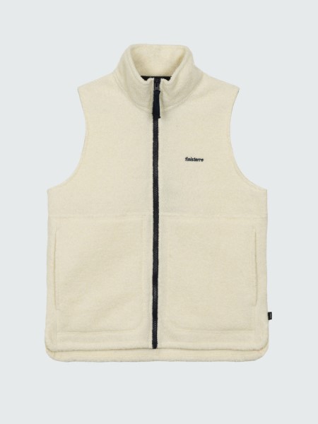 Budock Gilet Finisterre Ecru
