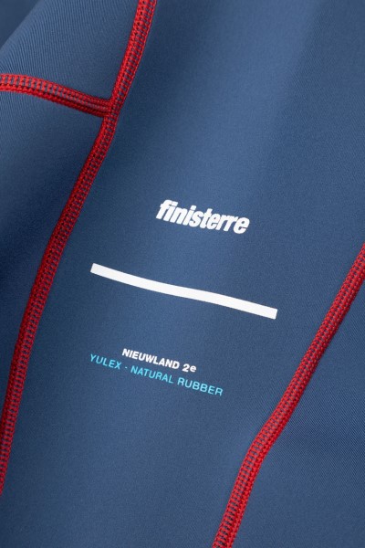 Nieuwland 2e Yulex Swimsuit Indigo/Red Finisterre