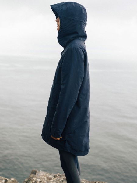 Finisterre Solus Waterproof Parka Jacket Navy