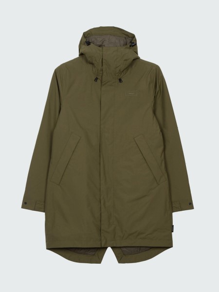 Solus Waterproof Parka Jacket Dark Olive Finisterre