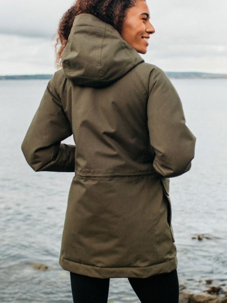 Vellus Waterproof Parka Finisterre Dark Olive