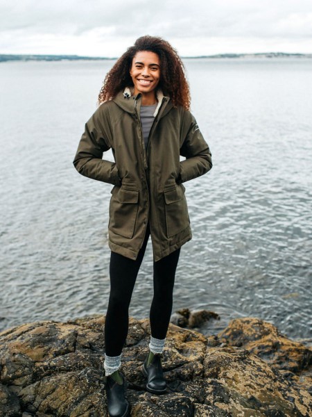 Vellus Waterproof Parka Finisterre Dark Olive