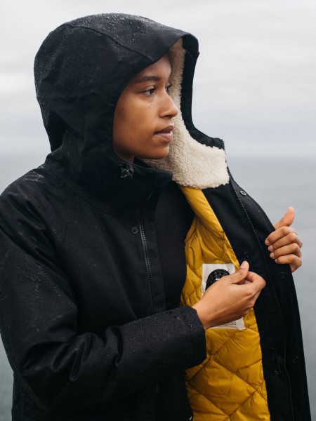 Finisterre Black Vellus Waterproof Parka