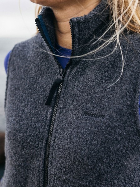 Charcoal Marl Finisterre Budock Gilet
