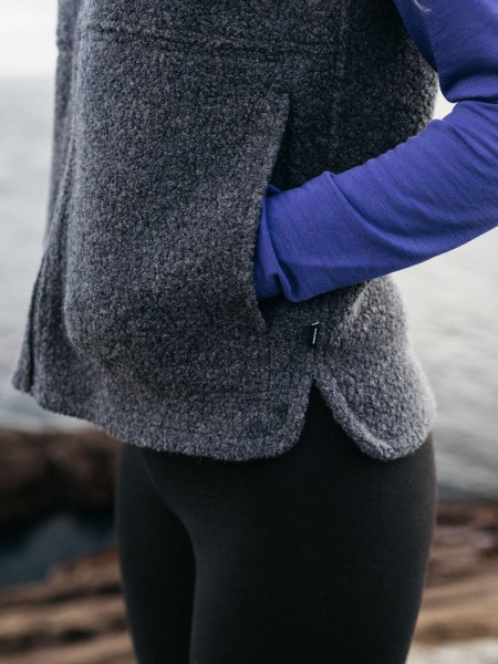 Charcoal Marl Finisterre Budock Gilet