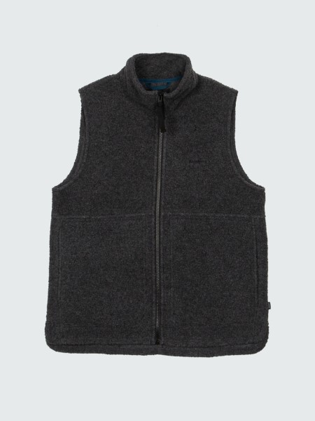 Charcoal Marl Finisterre Budock Gilet