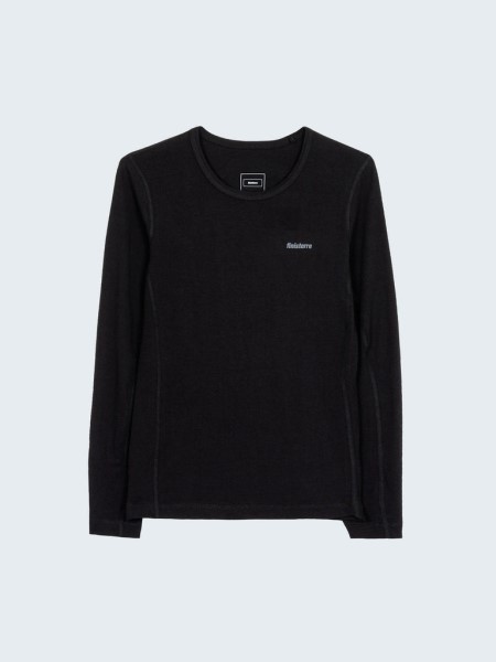 Black Vela Bamboo Long Sleeve Base Layer Finisterre
