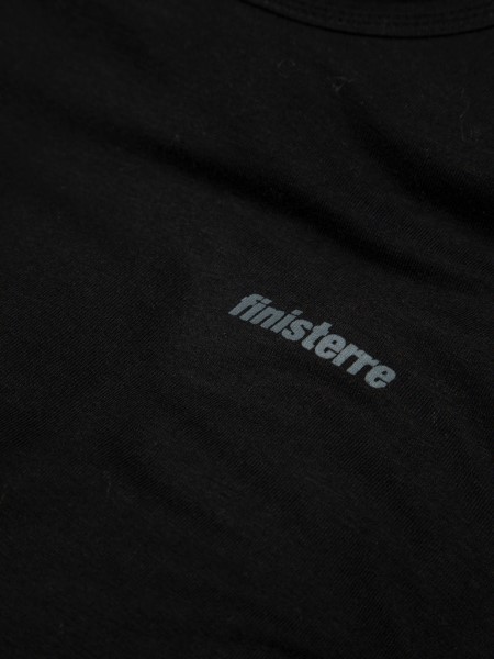 Black Vela Bamboo Long Sleeve Base Layer Finisterre