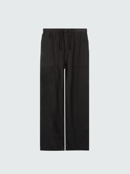 Finisterre Fawkes Linen Trouser Black