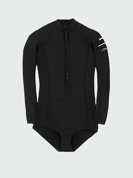Nieuwland 2e Yulex Long Sleeve Swimsuit Finisterre Black