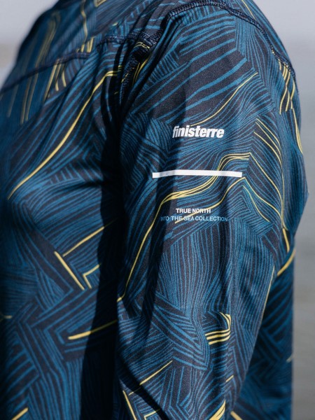 Into The Sea' Seasuit Geometric Print Finisterre