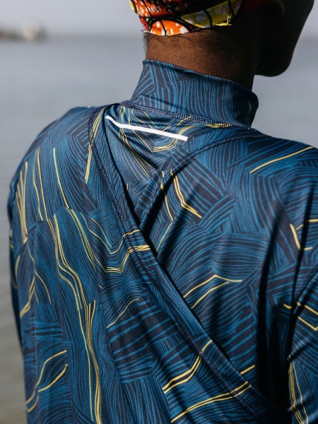 Into The Sea' Seasuit Geometric Print Finisterre