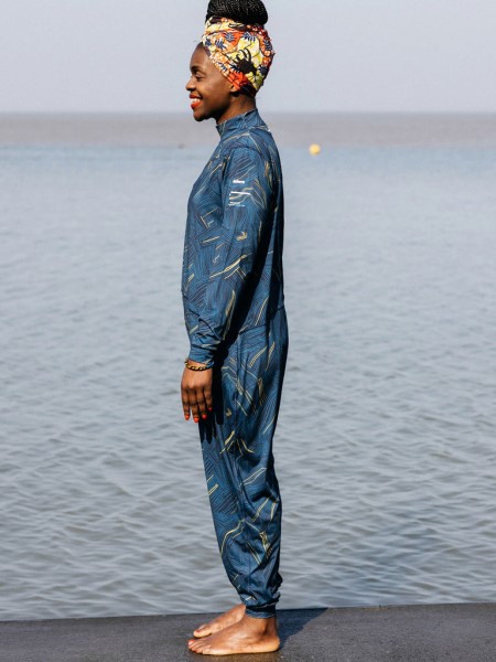 Into The Sea' Seasuit Geometric Print Finisterre
