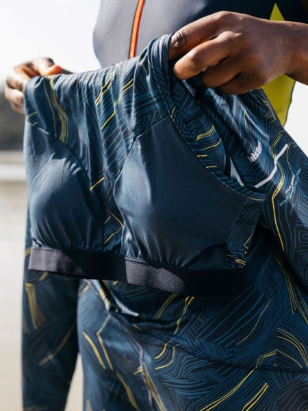 Into The Sea' Seasuit Geometric Print Finisterre